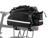 Велосипедная сумка на багажник RockBros 240D PU (35L) Carbon - Фото 0